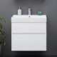 Купить Тумба с раковиной Aquanet Бруклин 70 212597 подвесная Белая в магазине сантехники Santeh-Crystal.ru