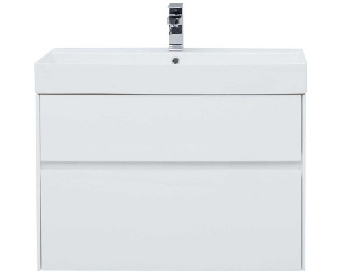 Приобрести Тумба с раковиной Aquanet Бруклин 85 212598 подвесная Белая в магазине сантехники Santeh-Crystal.ru