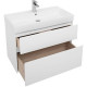 Приобрести Тумба с раковиной Aquanet Бруклин 85 212598 подвесная Белая в магазине сантехники Santeh-Crystal.ru