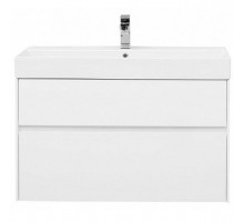 Тумба под раковину Aquanet Бруклин 100 203961 подвесная Белая