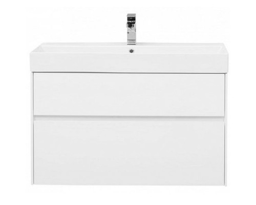 Приобрести Тумба под раковину Aquanet Бруклин 100 203961 подвесная Белая в магазине сантехники Santeh-Crystal.ru