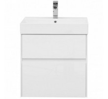 Тумба под раковину Aquanet Бруклин 60 203958 подвесная Белая 203958