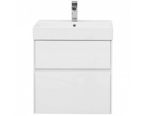 Заказать Тумба под раковину Aquanet Бруклин 60 203958 подвесная Белая 203958 в магазине сантехники Santeh-Crystal.ru