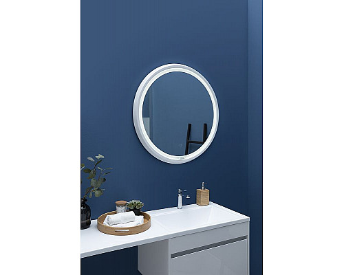 Заказать Зеркало Aquanet Дакар 80 241820 с подсветкой Белый глянец в магазине сантехники Santeh-Crystal.ru