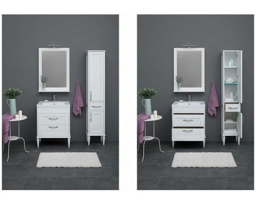 Заказать Шкаф пенал Aquanet Денвер 36 R 199214 подвесной Белый в магазине сантехники Santeh-Crystal.ru