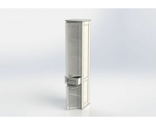 Заказать Шкаф пенал Aquanet Денвер 36 R 199214 подвесной Белый в магазине сантехники Santeh-Crystal.ru