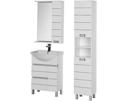 Купить Тумба под раковину Aquanet Доминика 60 171684 Белая в магазине сантехники Santeh-Crystal.ru