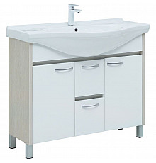 Тумба под раковину Aquanet Донна 100 274164 Белый дуб Белая