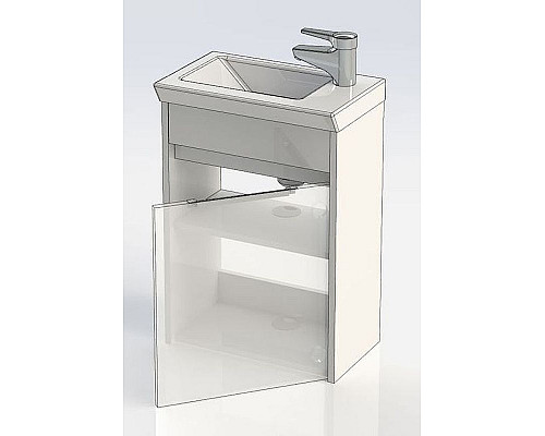 Santeh-Crystal.ru: Тумба с раковиной Aquanet Дувр 45 213041 подвесная Белая Купить Тумба с раковиной Aquanet Дувр 45 213041 подвесная Белая в магазине сантехники Santeh-Crystal.ru