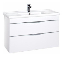 Тумба под раковину Aquanet Эвора 100 185195 подвесная Белая