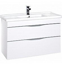 Тумба под раковину Aquanet Эвора 100 185195 подвесная Белая