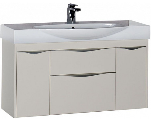 Заказать Тумба под раковину Aquanet Франка 105 183055 подвесная Белая в магазине сантехники Santeh-Crystal.ru