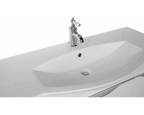 Заказать Тумба под раковину Aquanet Франка 105 183055 подвесная Белая в магазине сантехники Santeh-Crystal.ru