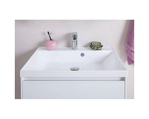Заказать Тумба под раковину Aquanet Гласс 70 206700 подвесной Белая в магазине сантехники Santeh-Crystal.ru