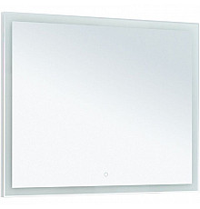 Зеркало Aquanet Гласс 120 274009 с подсветкой Белый глянец с сенсорным выключателем