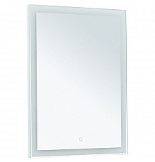 Зеркало Aquanet Гласс 60 274025 с подсветкой Белый глянец с сенсорным выключателем