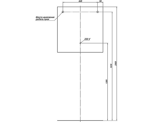 Заказать Зеркало Aquanet Гласс 80 274016 с подсветкой Белый глянец с сенсорным выключателем в магазине сантехники Santeh-Crystal.ru