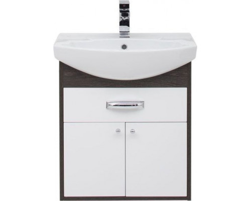 Заказать Тумба под раковину Aquanet Грейс 60 198374 подвесная с ящиком Дуб кантенбери в магазине сантехники Santeh-Crystal.ru