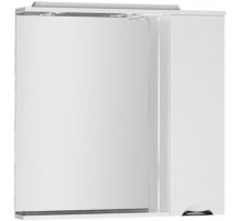Зеркало со шкафом Aquanet Гретта 90 R 173993 с подсветкой Венге Белое