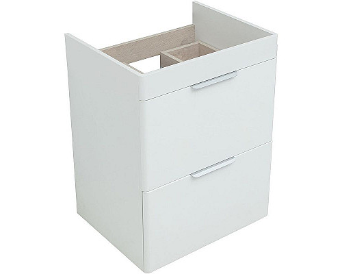 Приобрести Тумба под раковину Aquanet Ирис new 60 310152 Белая глянцевая в магазине сантехники Santeh-Crystal.ru