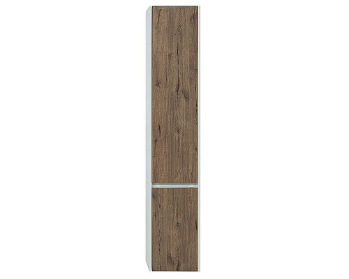 Приобрести Шкаф пенал Aquanet Клио 35 274750 подвесной Белый глянец Дуб Веллингтон в магазине сантехники Santeh-Crystal.ru