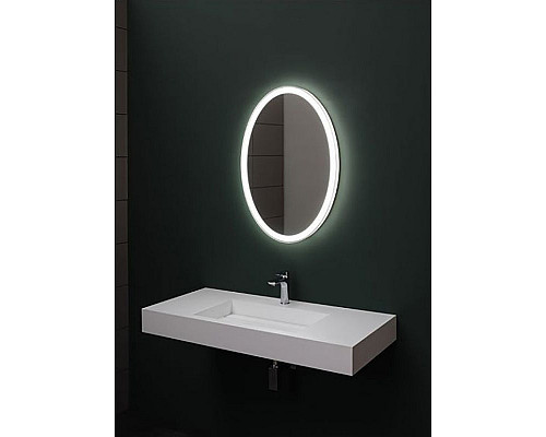 Приобрести Зеркало Aquanet Комо 60 249357 с подсветкой с сенсорным выключаталем и функцией антизапотевания в магазине сантехники Santeh-Crystal.ru