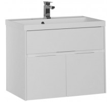 Тумба с раковиной Aquanet Латина 80 212836 подвесная Белая