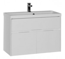 Тумба под раковину Aquanet Латина 90 179449 подвесная Белая