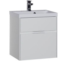 Тумба с раковиной Aquanet Латина 60 212833 подвесная Белая