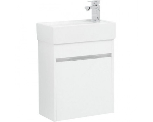 Приобрести Тумба под раковину Aquanet Лидс 50 239741 подвесная Белая в магазине сантехники Santeh-Crystal.ru