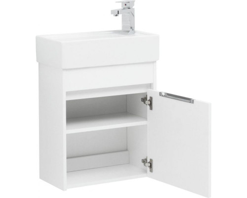 Приобрести Тумба под раковину Aquanet Лидс 50 239741 подвесная Белая в магазине сантехники Santeh-Crystal.ru