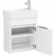 Приобрести Тумба под раковину Aquanet Лидс 50 239741 подвесная Белая в магазине сантехники Santeh-Crystal.ru