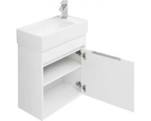 Приобрести Тумба под раковину Aquanet Лидс 50 239741 подвесная Белая в магазине сантехники Santeh-Crystal.ru