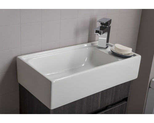 Заказать Тумба с раковиной Aquanet Лидс 50 213042 подвесная Эвкалипт мистери в магазине сантехники Santeh-Crystal.ru