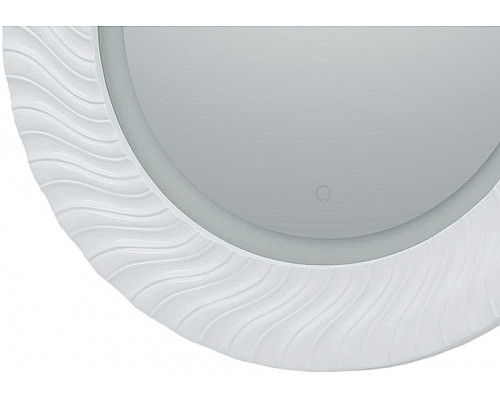 Заказать Зеркало Aquanet Милан 80 241821 с подсветкой Белый глянец в магазине сантехники Santeh-Crystal.ru