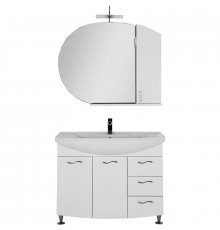 Комплект мебели для ванной Aquanet Моника 105 187564 Белый