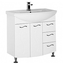 Тумба под раковину Aquanet Моника 85 186771 Белая