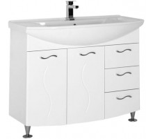 Тумба под раковину Aquanet Моника 105 186772 Белая