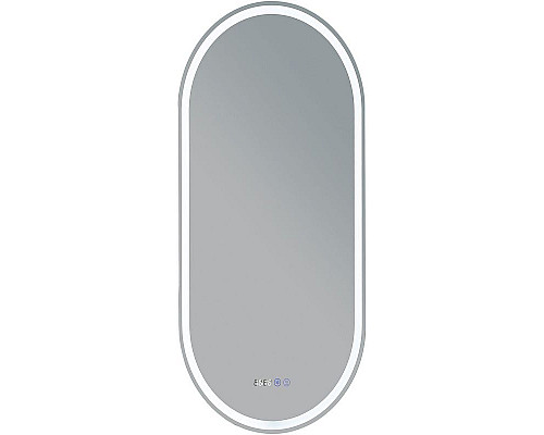 Приобрести Зеркало Aquanet Монте 45 288969 с подсветкой Белое матовое с сенсорным выключателем в магазине сантехники Santeh-Crystal.ru