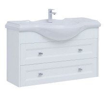 Тумба под раковину Aquanet Монте 105 303999 подвесная Белая матовая