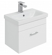 Тумба с раковиной Aquanet Нота 50 254064 подвесная Белая
