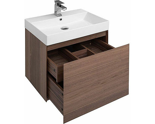 Santeh-Crystal.ru: Тумба с раковиной Aquanet Нью-Йорк 60 213934 подвесная Орех Купить Тумба с раковиной Aquanet Нью-Йорк 60 213934 подвесная Орех в магазине сантехники Santeh-Crystal.ru