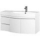 Купить Тумба под раковину Aquanet Опера 115 R 169654 подвесная 2 дверцы 2 ящика Белая в магазине сантехники Santeh-Crystal.ru