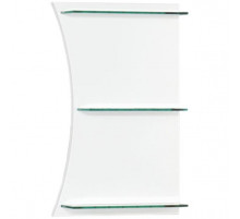 Полка Aquanet Опера 45 169630 с подсветкой Белая