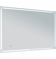 Зеркало Aquanet Оптима 120 288968 с подсветкой Белое матовое с сенсорным выключателем