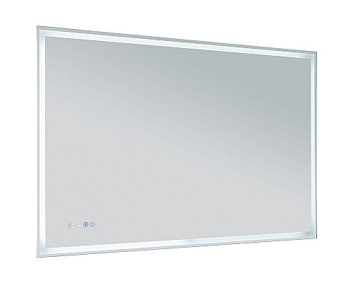 Приобрести Зеркало Aquanet Оптима 120 288968 с подсветкой Белое матовое с сенсорным выключателем в магазине сантехники Santeh-Crystal.ru