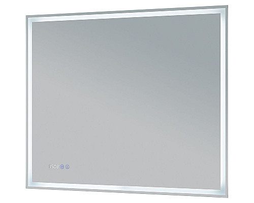 Заказать Зеркало Aquanet Оптима 90 288966 с подсветкой Белое матовое с сенсорным выключателем в магазине сантехники Santeh-Crystal.ru