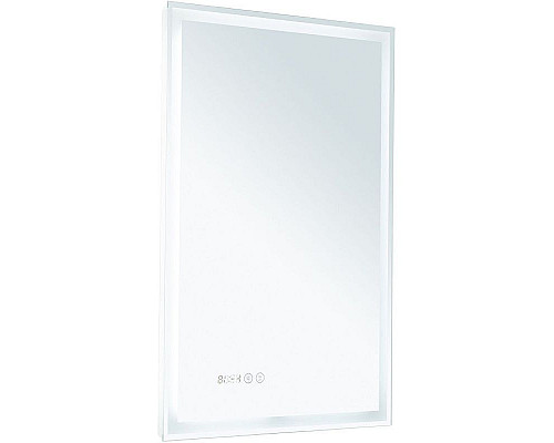 Приобрести Зеркало Aquanet Оптима 50 288962 с подсветкой Белое матовое с сенсорным выключателем в магазине сантехники Santeh-Crystal.ru