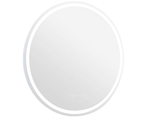 Приобрести Зеркало Aquanet Оптима 70 304175 с подсветкой с сенсорным выключателем, часами и подогревом в магазине сантехники Santeh-Crystal.ru