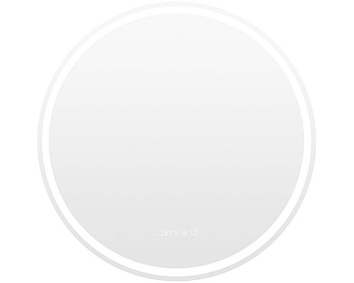 Приобрести Зеркало Aquanet Оптима 70 304175 с подсветкой с сенсорным выключателем, часами и подогревом в магазине сантехники Santeh-Crystal.ru